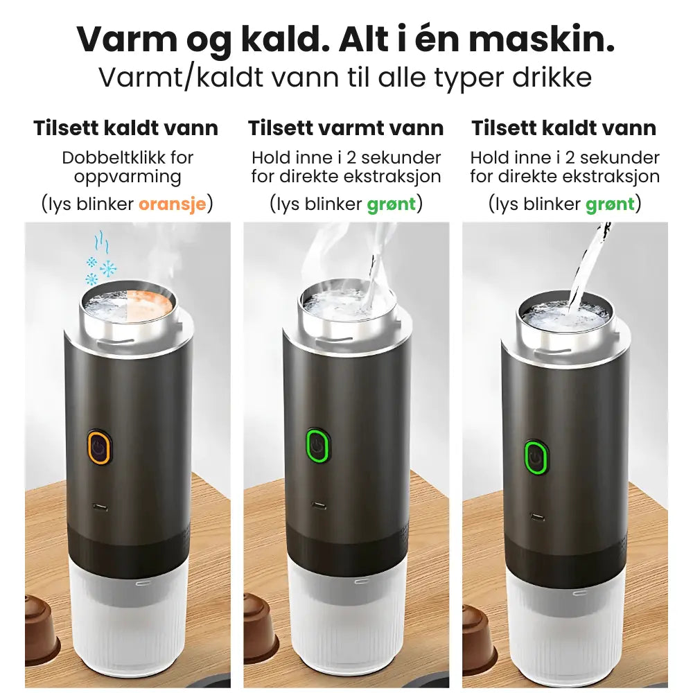 BrewMate Bærbar Espresso Maskin - MEGA SALG FOR BLACK FRIDAY ! Scandic Prestige