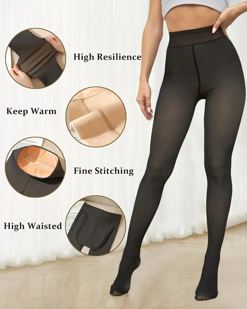 Elegante Vintertights med Fleecefôr Scandic Prestige